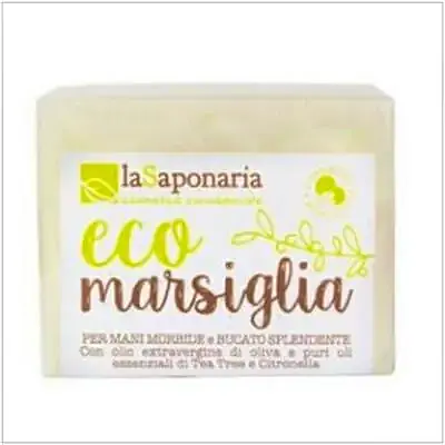 Jabón en pastilla ropa marsella 200 g, La Saponaria