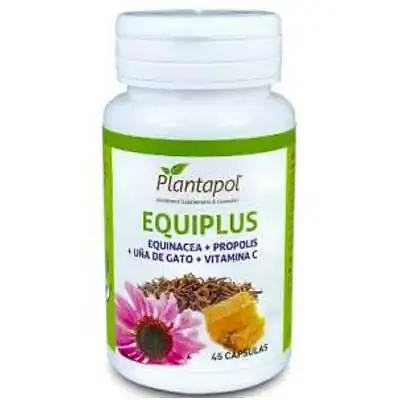Equiplus (echina-própolis-uña gato-vitamina C) 45 cápsulas, Plantapol