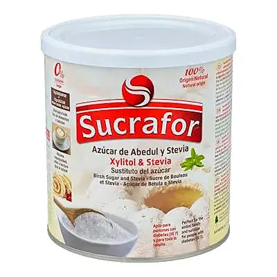 (azúcar de abedul y stevia) 500 g, Sucrafor