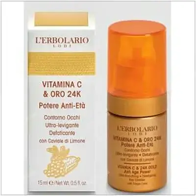 Vitamina C oro contorno de ojos 15 ml, L'Erbolario