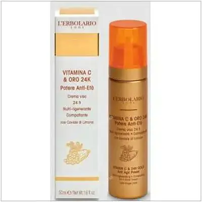 Vitamina C oro crema antiedad 50 ml, L'Erbolario