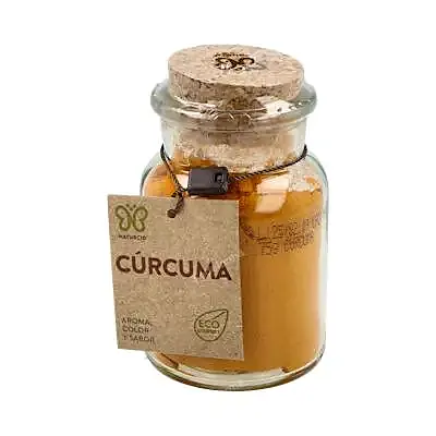 Cúrcuma molida especia BIO 75 g, Naturcid