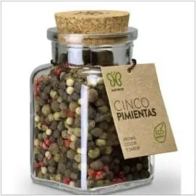 Cinco pimientas grano BIO 70 g, Naturcid