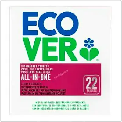 Lavavajillas maquina all-in-one 22 comprimidos, Ecover