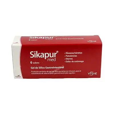 Sikapur gastro gel de silice 6 sticks, Vitae