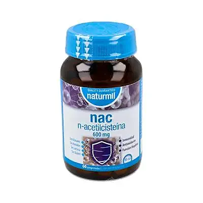 Nac n-acetilcisteina 600 mg dietmed 60 comprimidos, Naturmil