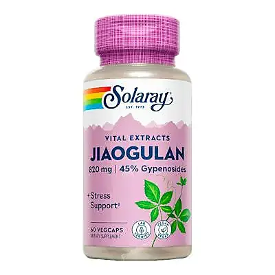 Jiaogulan 60 cápsulas vegetales, Solaray
