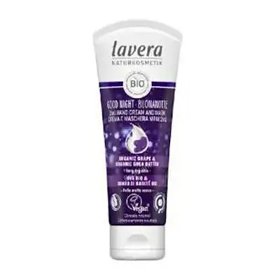 Crema manos y mascarilla buenas noches, Lavera