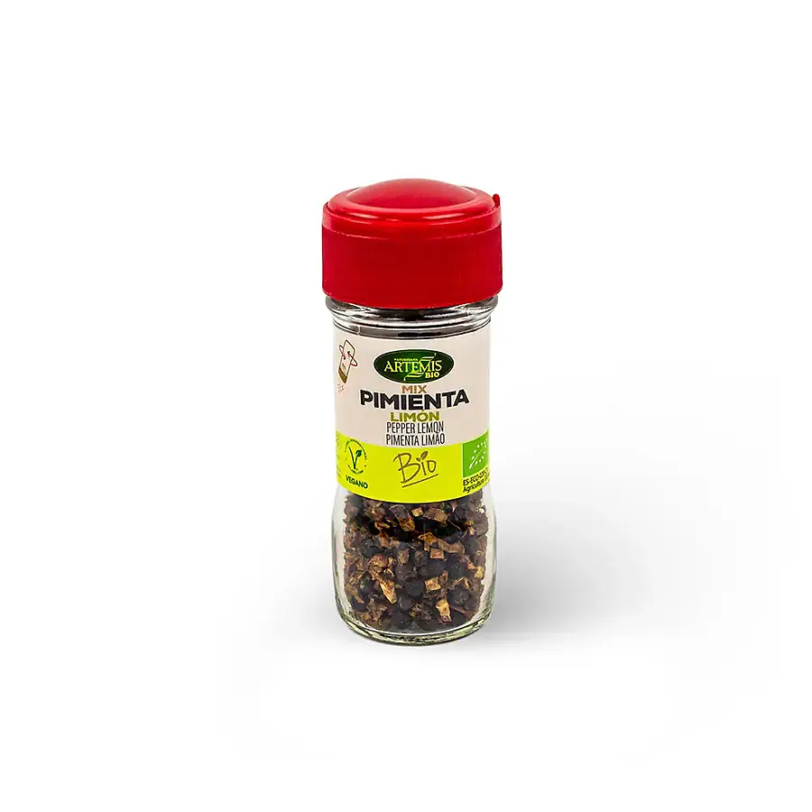 Mix pimienta limón molinillo 25 g, Artemis Bio