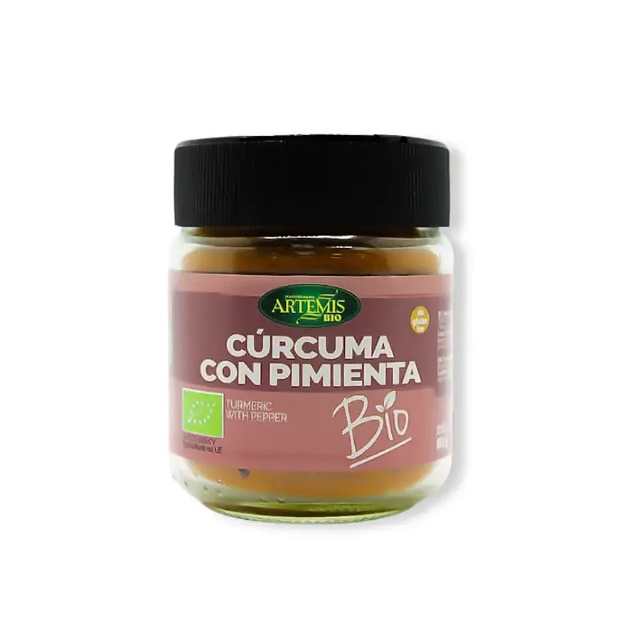 Cúrcuma con pimienta tarro BIO 80 g, Artemis