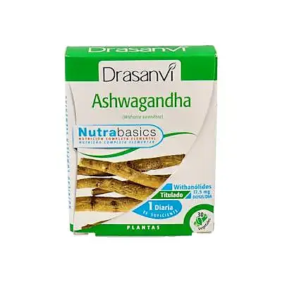 Ashwagandha nutrabasicos 30 comprimidos, Drasanvi
