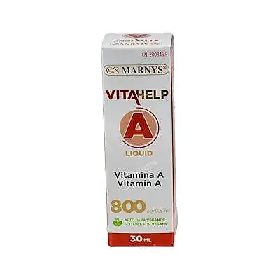 Vitahelp vitamina a liquida 30 ml, Marnys