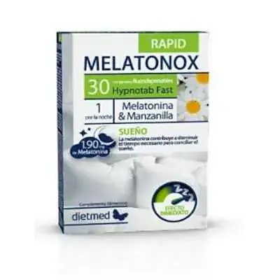Melatonox rapid 1.90 mg 30 comprimidos, Dietmed