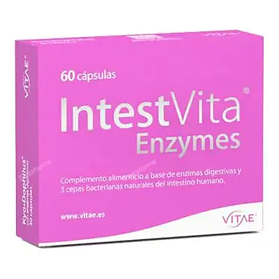 Intestvita enzymes 60 cápsulas, Vitae