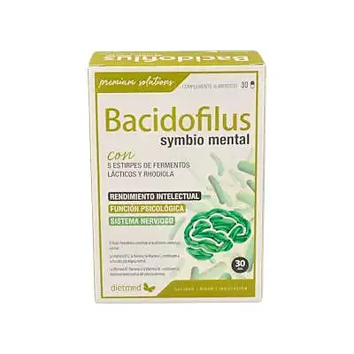 Bacidofilus symbio mental 30 cápsulas, Dietmed