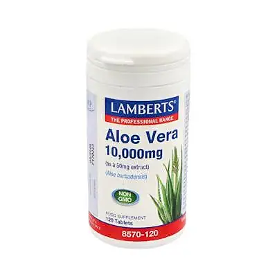 Aloe vera 10,000 120tb, Lamberts