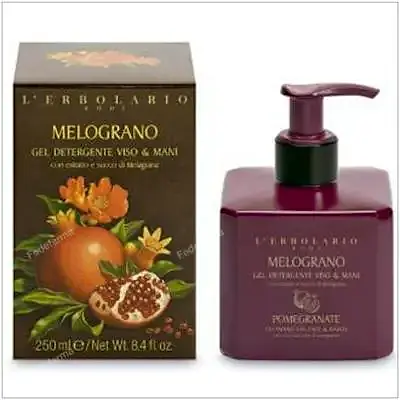 Melograno gel detergente cara y manos 250 ml, L'Erbolario