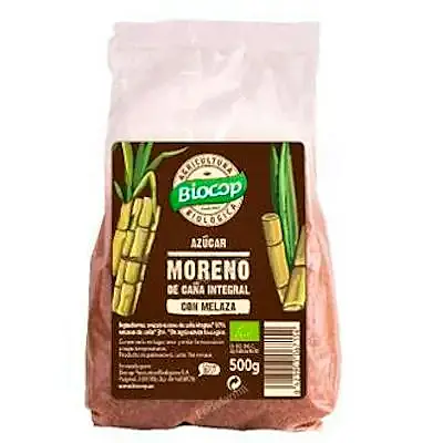 Azúcar moreno caña integral con melaza BIO 500 g, Biocop