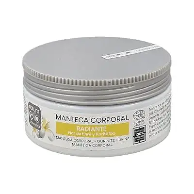 Manteca corporal sensorial flor de tiare y aloe vera BIO, Naturabio