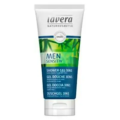 Men sensitiv gel de ducha 3 en 1 BIO 200 ml, Lavera