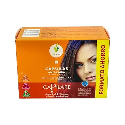 Capilare anticaída del cabello 120 cápsulas, Novadiet