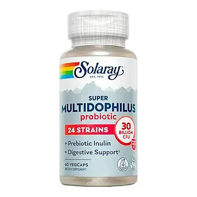 Super multidophilus probiotic 24 60 cápsulas vegetales, Solaray