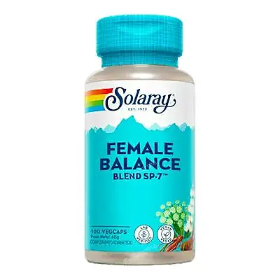 Female balance 100 cápsulas vegetales, Solaray