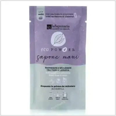 Jabón de manos árbol té-lavanda en polvo 25 g, La Saponaria