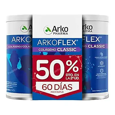 Arkoflex colágeno vainilla 360 g 40 dto segu unid 2 uds., Arkopharma