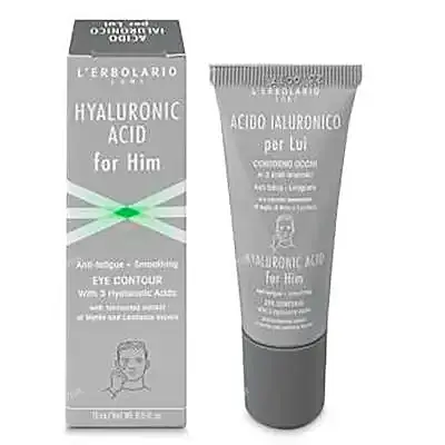 Ácido hialurónico hombre contorno ojos 15 ml, L'Erbolario