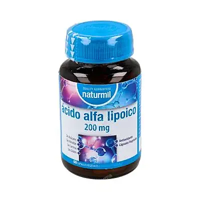 Ácido alfa lipoico 200 mg dietmed 60 cápsulas, Naturmil