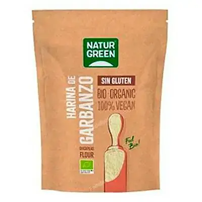 Harina de garbanzos sin gluten BIO 500 g, Naturgreen