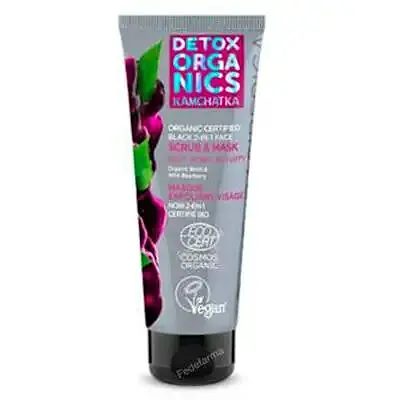 Detox exfoliante y mascarilla negra 2 en 1 BIO 75 ml, Natura Siberica