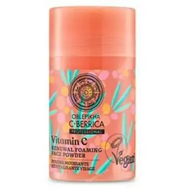 Oblepikha c-berrica polvos faciales espumosos 35 g, Natura Siberica