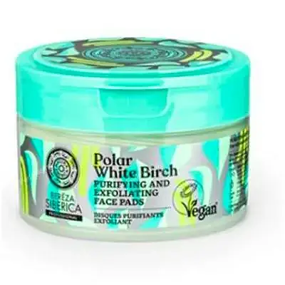 Bereza discos purificantes y exfoliantes 20 uds., Natura Siberica