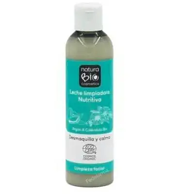 Leche limpiadora nutritiva caléndula y argan BIO, Naturabio