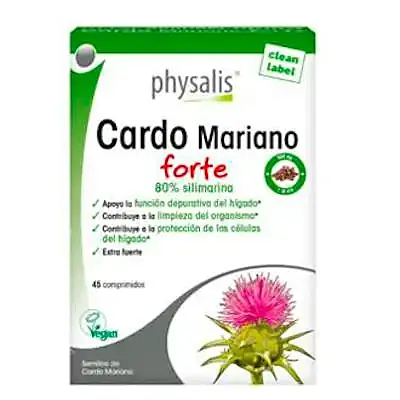 Cardo mariano forte 45 comprimidos, Physalis