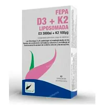 D3+k2 liposomada 40 cápsula fepadiet, Fepa