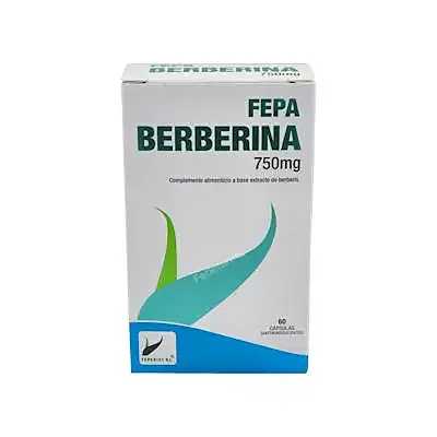 Berberina 750 mg fepadiet 60 cápsulas, Fepa