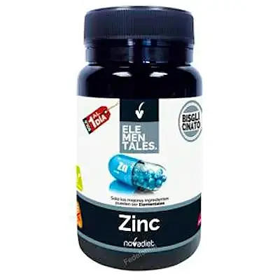 Zinc bisglicinato elementales 60 cápsulas, Novadiet