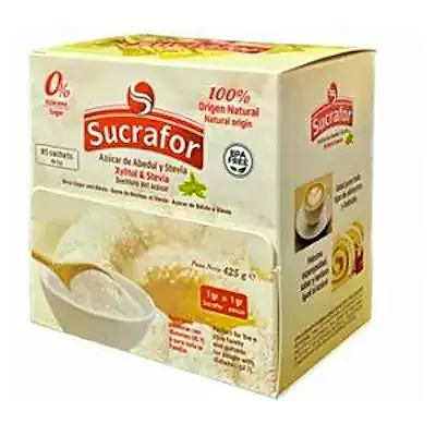 (xilitol y stevia) 85 sobres, Sucrafor