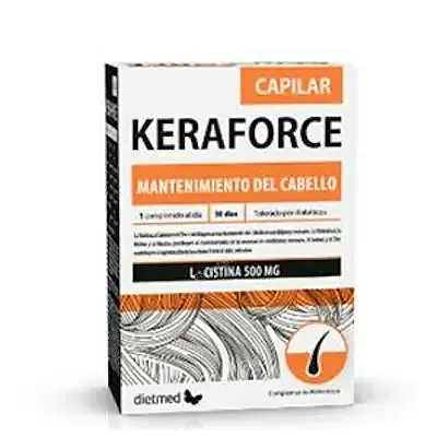 Keraforce capilar 30 comprimidos, Dietmed