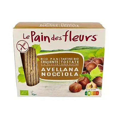 Cracker avellana sin gluten BIO 150 g, Le Pain Des Fleurs