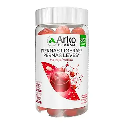 Piernas ligeras vid roja 60 gomies, Arkopharma
