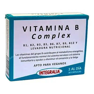 Vitamina b complex 30 cápsulas, Integralia
