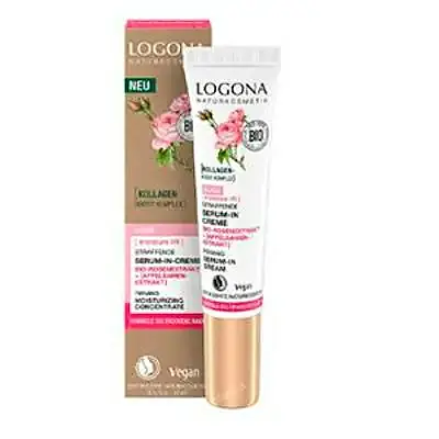 Contorno de ojos sérum-crema rosas BIO 15 ml, Logona