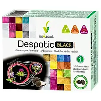 Despatic black 60 cápsulas, Novadiet