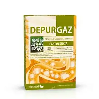 Depurgaz 30 comprimidos, Dietmed