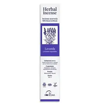 Incienso ayurveda lavanda 12 varillas, Bioaroma