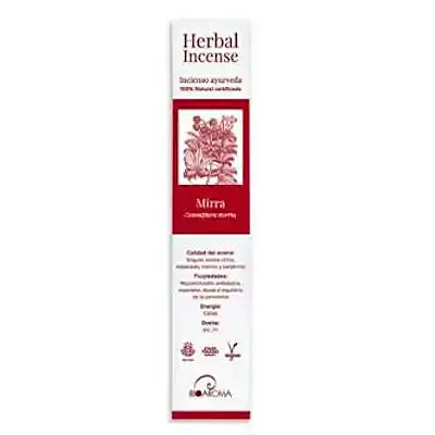 Herbal incense mirra ayurveda 5 x 12 uds., Bioaroma